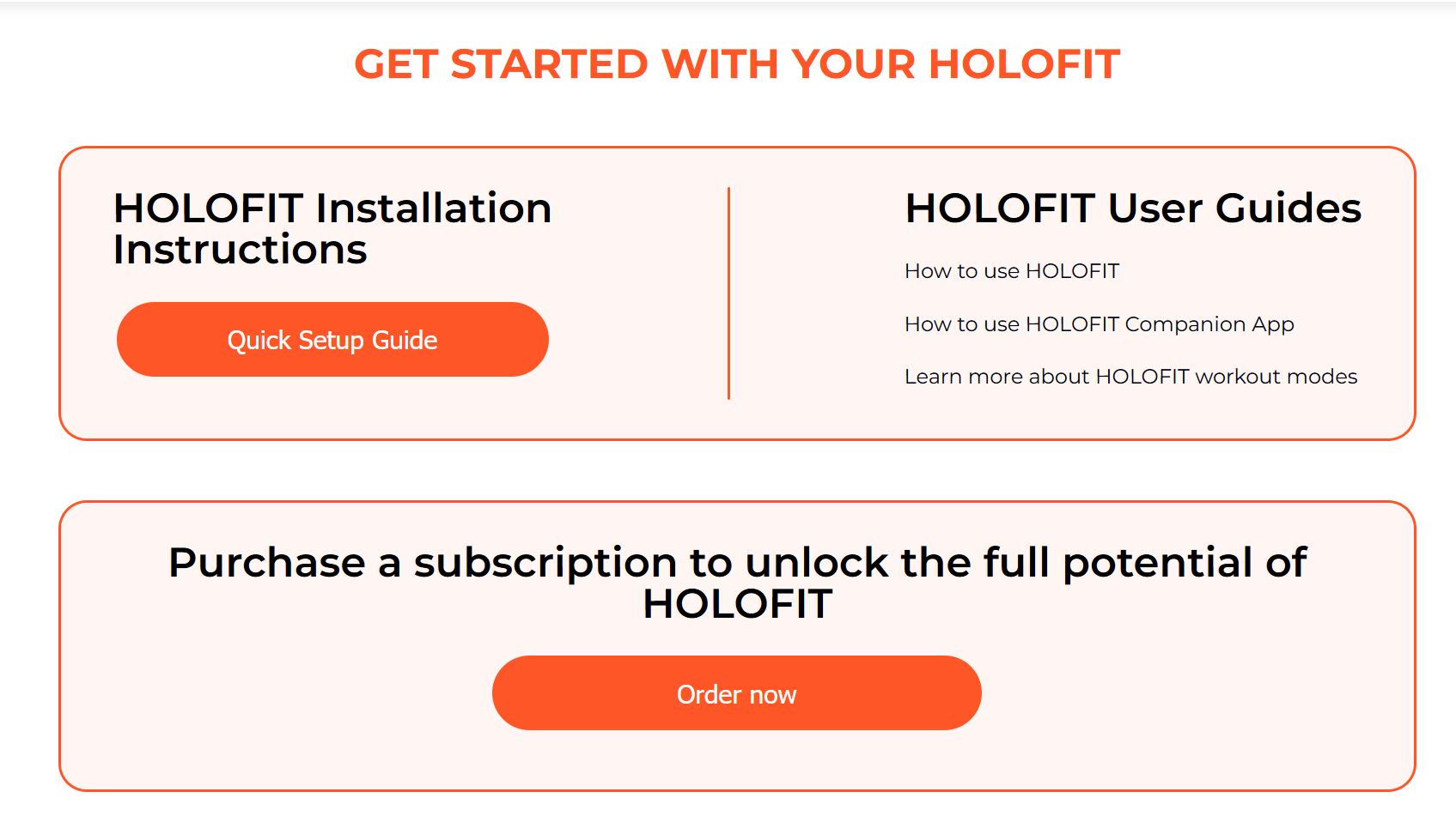 myHOLOFIT order now