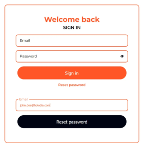 Sign in reset password myholofit